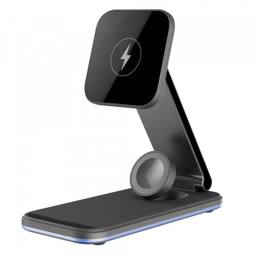 Incarcator Retea Wireless Proove Energy Fold 3in1, 15W, 1.67A, WSEF15010001 (Negru)