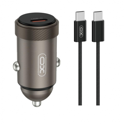 Incarcator Auto Cu Cablu USB-C XO Design CC70, 30W, 3A, 1 x USB-C (Negru)