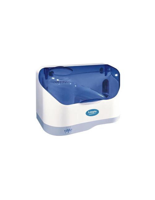 Uscator de maini si par Limpio HD 120, 1000 W, 71 m/h, 13 m/s, Oprire automata, Protectie umiditate (Alb/Albastru)
