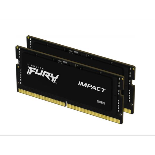 Memorii RAM Kingston, 32GB, 6000MHz, DDR5, CL38 (2x16GB), Impact XMP (Negru)
