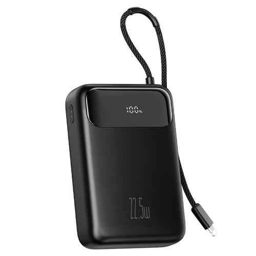 Acumulator Extern Mcdodo Digial Display 20000mAh, 22.5W, cablu Lightning inclus (Negru)