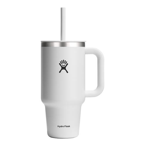 Pahar termos Hydro Flask All Around Travel White, inox, 950ml