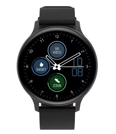 Smartwatch Canyon Badian SW-68, Display TFT 1.28inch, Bluetooth, Waterproof IP68, Android/iOS (Negru)