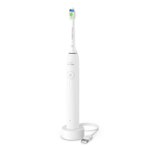 Periuta de dinti electica Philips Seria 3100 HX4031/21, 3 viteze, 31000 miscari/minut, 1 capat inclus, Timer, Indicator luminos (Alb)