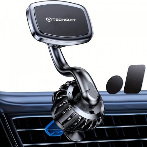 Suport Auto Magnetic Techsuit S3, Universal (Negru)