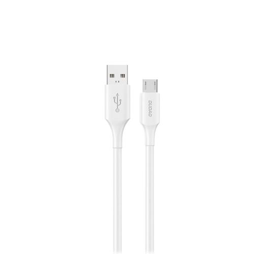 Cablu de date/incarcare Dudao L2SM, 18W, 1.2m, USB-A - microUSB (Alb)