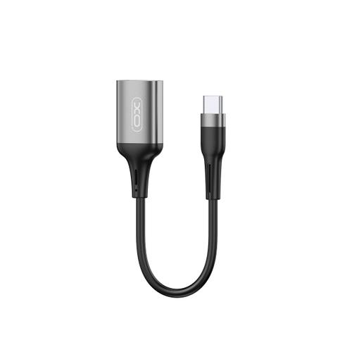 Adaptor XO Design NB201, USB-C - USB-A (Negru)