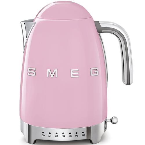 Fierbator Smeg KLF04PKEU, 2400 W, 1.7 L, temperatura variabila 50-100 C (Roz)