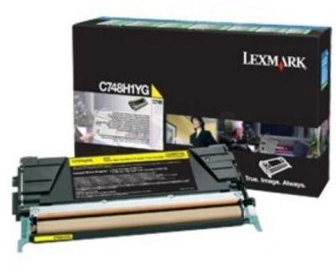 Toner Lexmark C748H3YG, 10000 pagini (Galben)