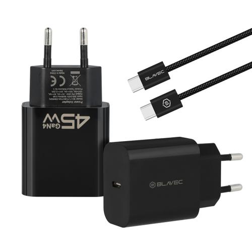 Incarcator retea Blavec BC-7, 45W, 1 x USB-C (Negru)