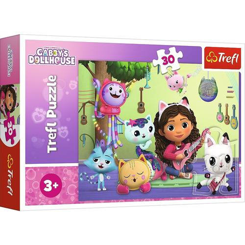 Puzzle Trefl Gabbys Dollhouse, Casa lui Gabby, 30 piese