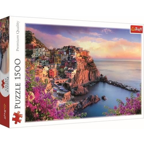 Puzzle Trefl din 1500 de piese - Vedere din Manarola