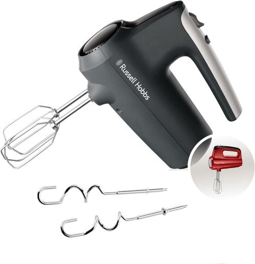 Mixer de mana Russell Hobbs 27151-56, 350 W, 5 viteze + Pulse (Gri mat)