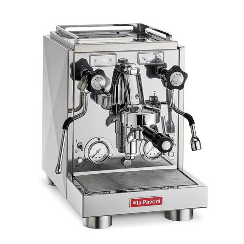 Espressor semi-profesional manual La Pavoni Botticelli Evolution LPSBVS03EU, 2380 W, Rezervor apa 2.9 l, Boiler abur 1.8 l, Pana la 9 bari, Manometre, E61 (Argintiu)