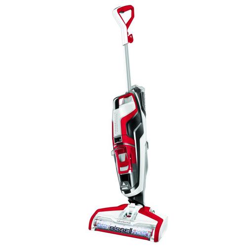 Aspirator vertical Bissell Cleaner CrossWave 3in1 22034, 560 W, Rezervor apa curata 0.82 l, Rezervor apa uzata 0.62 l, 32 AW, Umed&Uscat, 80dB, Cablu 7.6m (Rosu)