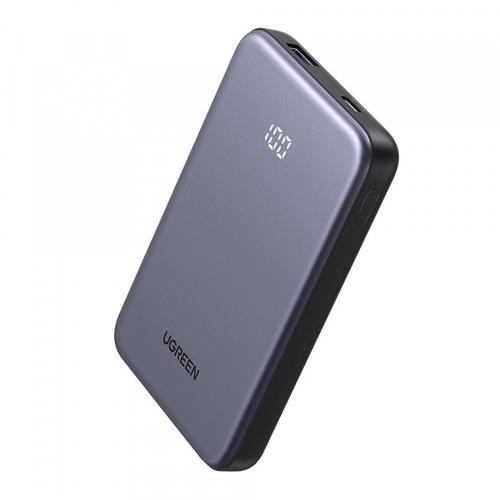 Baterie Externa UGREEN 75131B, 10000mAh, 22.5W, QC + PD, 1 x USB-A - 1 x USB-C (Gri)