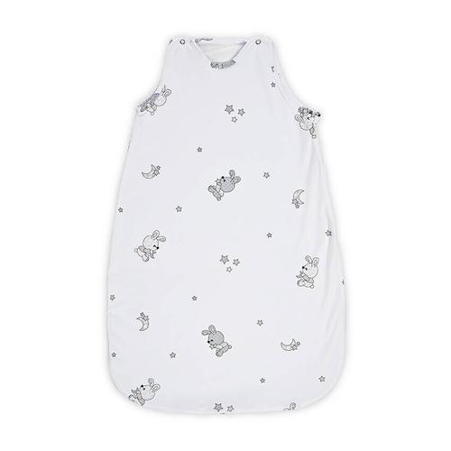 Sac de Dormit de Iarna Lorelli Bumbac Ranforce Little Rabbits Grey, 85 cm