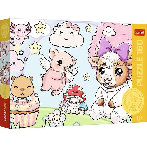 Puzzle Trefl Animale mici, 160 piese