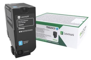 Toner Lexmark 75B20C0, 10000 pagini (Cyan)