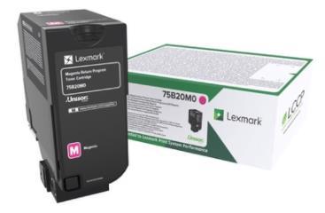 Toner Lexmark 75B20M0, 10000 pagini (Magenta)