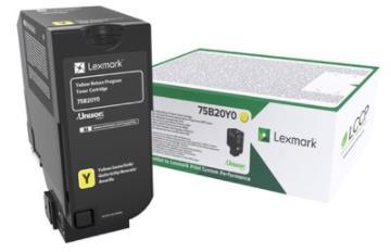 Toner Lexmark 75B20Y0, 10000 pagini (Galben)