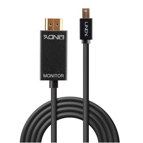 Cablu Lindy 2m, Mini DisplayPort - HDMI