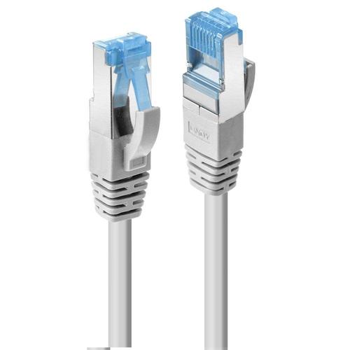 Cablu Lindy 1m Cat.6A S/FTP LSZH Network, Gri