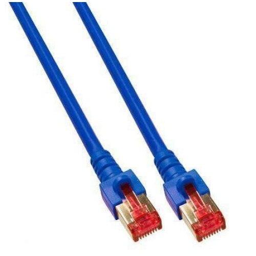 Cablu de retea din fibra optica cu miez de cupru, EFB Elektronik , S/FTP cat6A LSZH 2m, albastru