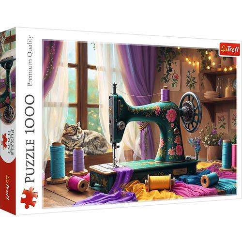 Puzzle Trefl - Atelierul De Cusut, 1000 piese