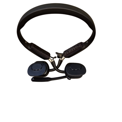 Casti SHOKZ OpenMeet UC, USB-C, Bluetooth, Microfon, Negru