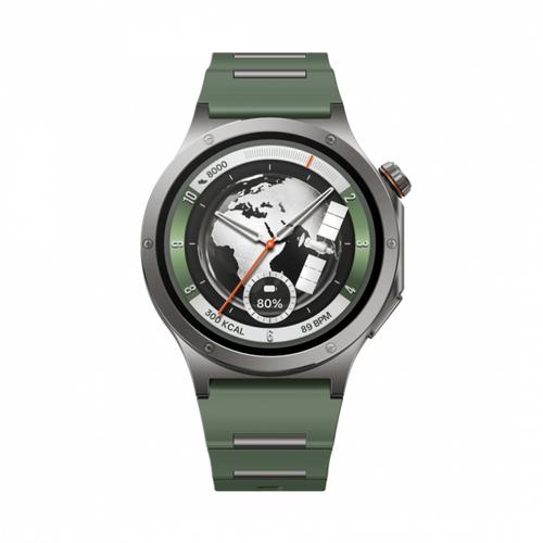 Smartwatch OnePlus Watch 4, 46mm, Procesor Qualcomm Snapdragon W5, Bluetooth, 2GB RAM, 32GB Flash, Ecran LTPO OLED, GPS, Wi-Fi, Wear OS (Verde)
