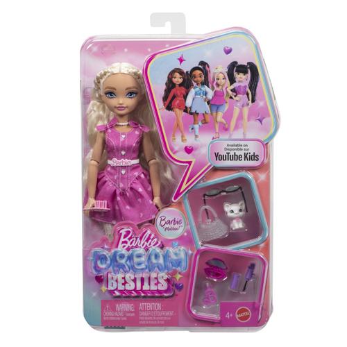 Papusa Barbie Dream Besties - Malibu, cu accesorii, 29 cm