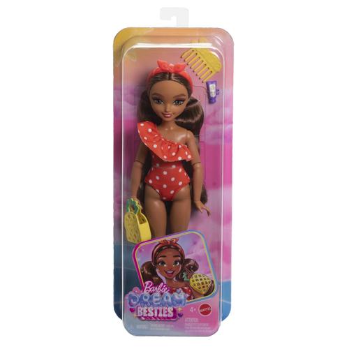 Papusa Barbie Dream Besties Teresa la plaja cu accesorii