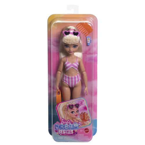 Papusa Barbie Dream Besties Malibu la plaja cu accesorii