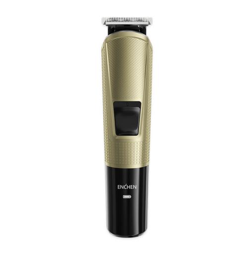 Aparat de tuns multifunctional ENCHEN Modern Trimmer Beardo 3, 4 piepteni, 8000 rpm, Autonomie 120 minute, 800 mAh (Auriu)