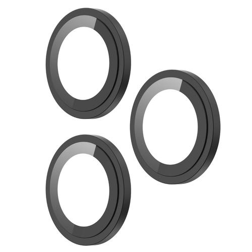 Folie Sticla Devia Camera Peak Series iPhone 16 Pro / 16 Pro Max, pachet de 3 buc, Negru