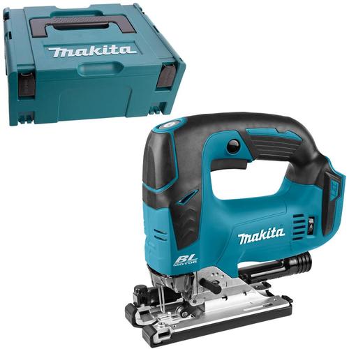 Fierastrau electric cu acumulator 18V, Makita DJV182ZJ, motor fara perii, 6 viteze, cutie MAKPAC, Fara acumulator si incarcator