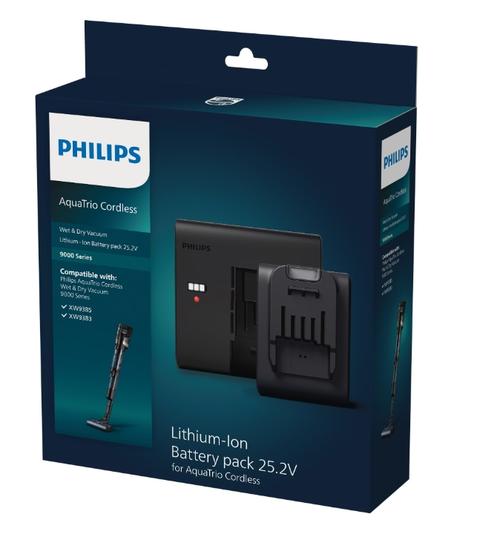 Baterie suplimentara litiu-ion Philips XV1797/01, 25.2V, compatibil cu gama Philips Aqua Seriile 7000, 8000, 9000, incarcator suplimentar inclus