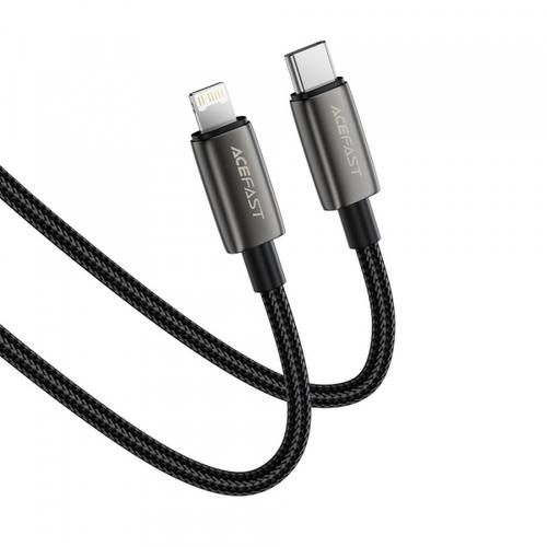 Cablu Date si Incarcare USB-C - Lightning Acefast C23-01, 30W, 1.2m, Negru