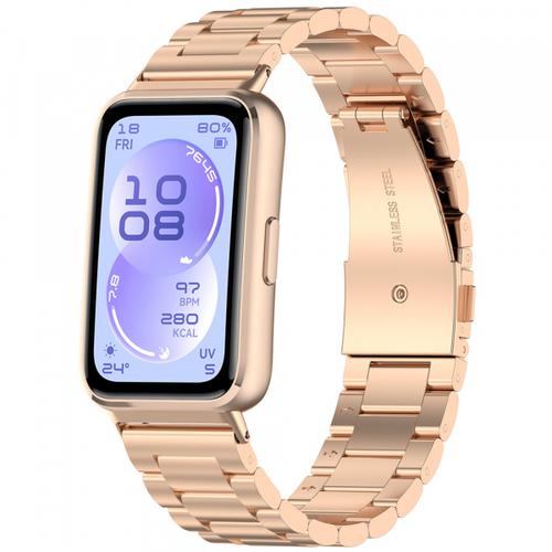 Curea Techsuit W010 pentru Huawei Band 11 / 11 Pro, Roz