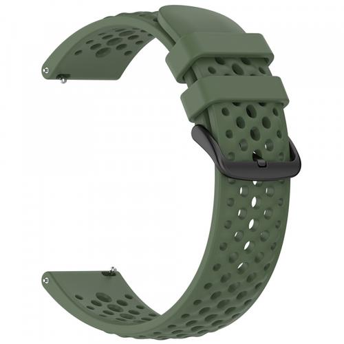 Curea Techsuit W083 pentru Amazfit Watch / Samsung Watch Series, 22mm, Verde