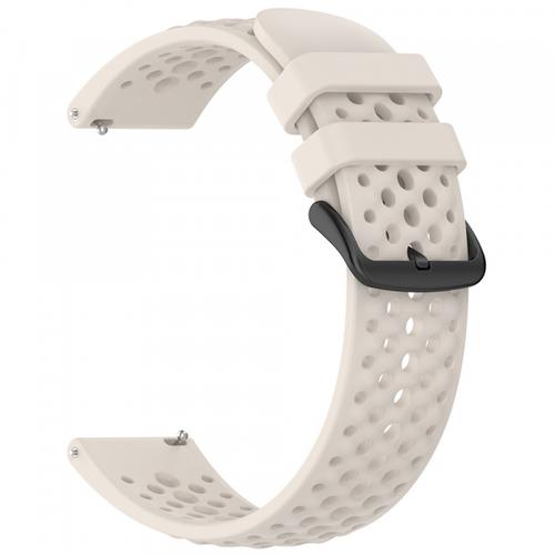 Curea Techsuit W083 pentru Amazfit Watch / Samsung Watch Series, 22mm, Alba