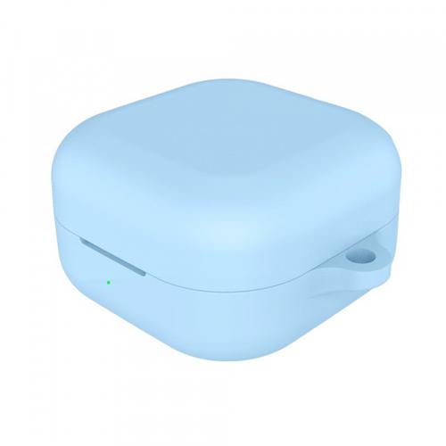Husa Techsuit Silicone pentru Samsung Galaxy Buds4 / Buds4 Pro, Albastra