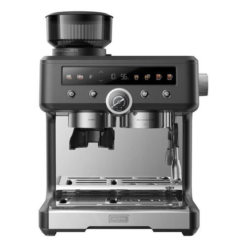 Espressor semi-automat MOVA S20 Pro, 2650 - 3200 W, 20 Bari, Dual boiler, Dual Pump, 12 Trepte de temperatura, 34 Trepte de macinare, Afisaj electronic (Negru)