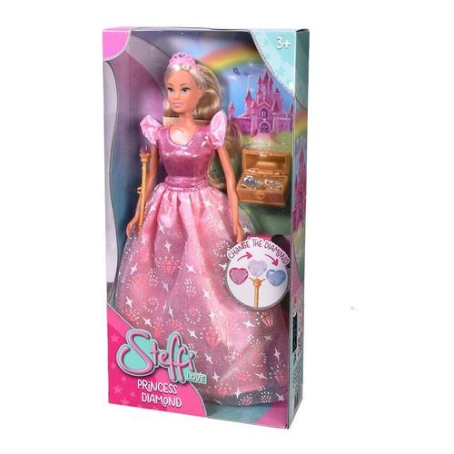 Papusa Steffi Love, printesa diamant cu accesorii