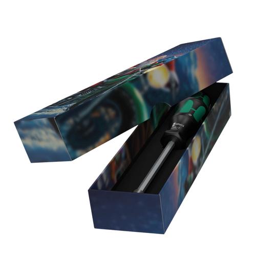 Set surubelnita cu biti Wera Kraftform Kompakt 27 cu 7 piese editie speciala de sarbatori