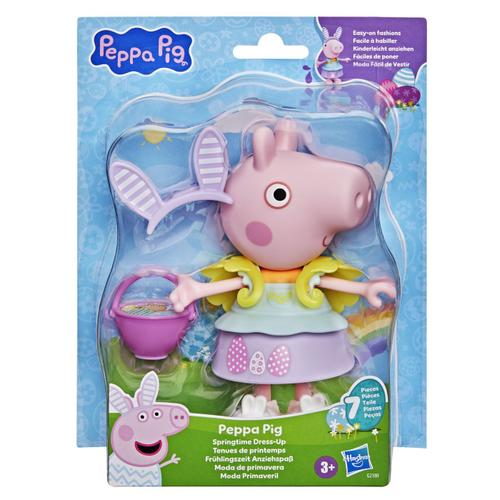 Set de joaca Peppa pig tinuta de primavara, accesorii, 15cm