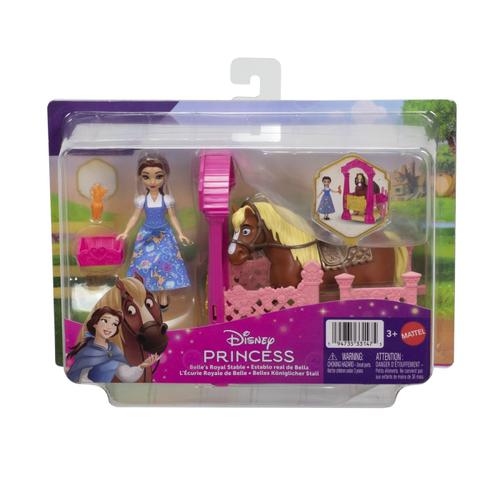 Set de joaca Mattel Disney Princess Grajdul Regal al lui Belle, figurina și accesorii