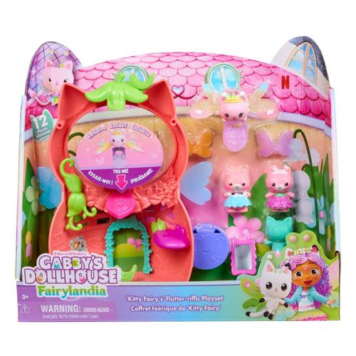 Set de joaca Gabbys Dollhouse Fairylandia  zana pisicutei cu figurine si accesorii