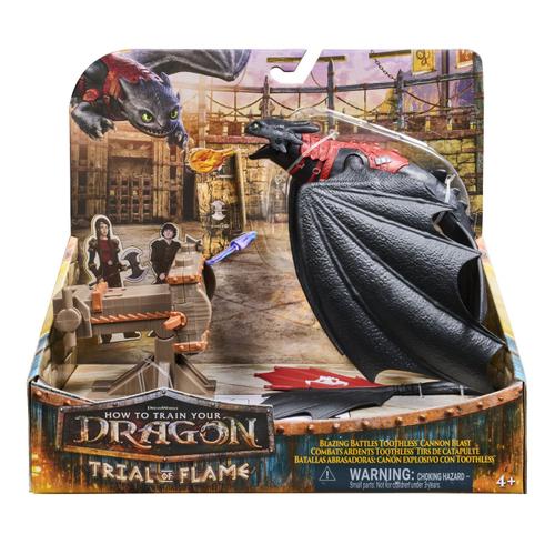 Set de joaca Spin Master  Cum sa iti dresezi dragonul - Tunul aprins si dragonul Toothless
